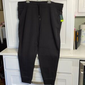 Tek Gear Black Ultrasoft Fleece Joggers